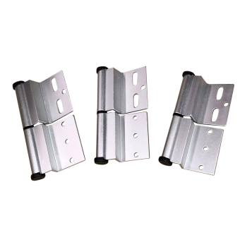 Silver Ellbee static door hinge (Right hand) Pack of 3