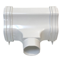 Polypipe Ogee Gutter Outlet In White ROG05W