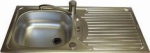 Linen Stainless steel sink & drainer Linen Stainless steel sink & drainer