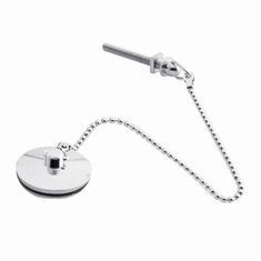 Chrome Basin Plug & 12Inch Chain Chrome Basin Plug & 12Inch Chain
