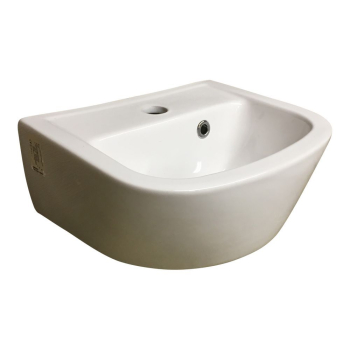 Lecico Geo Cloakroom Basin 350mm Centre Tap Hole - White Lecico Geo Cloakroom Basin 350mm Centre Tap Hole - White