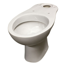 Lecico Atlas Smooth Close Coupled Toilet Pan - White