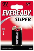 Eveready 9 Volt Zinc battery X 1