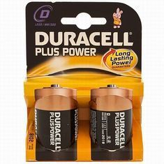 DURACELL D BATTERY X 2 DURACELL D BATTERY X 2