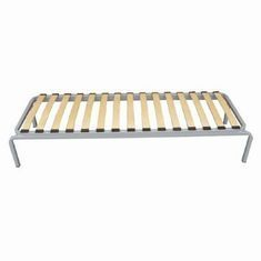 Single bed frame with fixed Duo Legs
