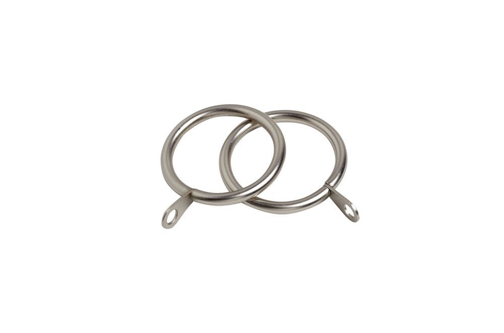 Caravan Curtain Products28mm Satin Silver Standard Curtain Rings