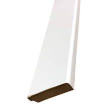 White PVC Veneered MDF Skirting 40 x 9 - 2440mm