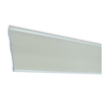 Self adhesive blown PVC 48mm skirting trim In White 2.5M