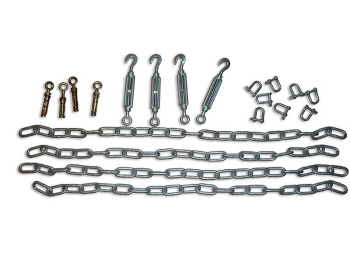 Complete Chain Down Kit For Concrete Base