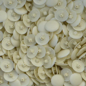 Bifix Plastic Pozi Tops Magnolia Bifix Plastic Pozi Tops Magnolia