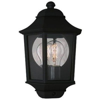 External Half Lantern Wall Light - Black External Half Lantern Wall Light - Black