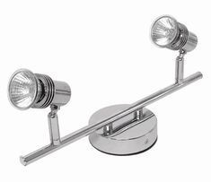 GU10 Twin Spotlight Bar Polished Chrome GU10 Twin Spotlight Bar Polished Chrome