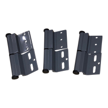 ELLBEE GRAPHITE DOOR HINGE LEFT HAND - DIAMOND RANGE PACK OF 3