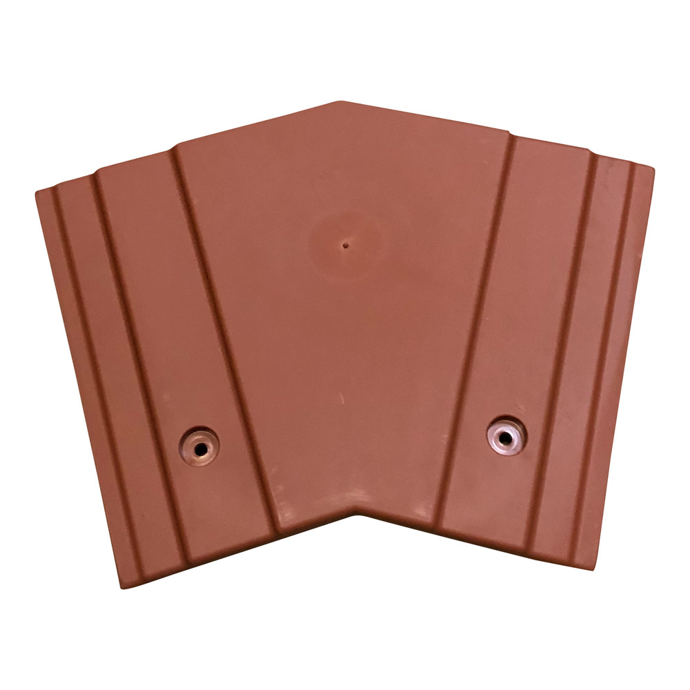 External Body MouldingsPlastic Ridge End Cap Terracotta
