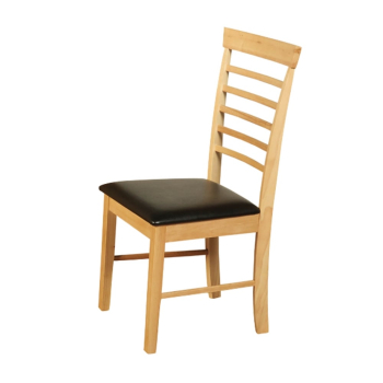 Hanover dining chair with brown seating pad