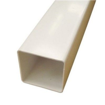 SQUARE LINE DOWNPIPE WHITE 65MM X 65MM X 2.4M