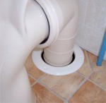 110mm Hole Tidy, 170mm od - White 110mm Hole Tidy, 170mm od - White