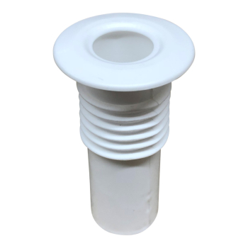 15mm Pipe Seal Hole Tidy with 60mm Tail White 15mm Pipe Seal Hole Tidy with 60mm Tail White