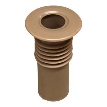 15mm Pipe Seal Hole Tidy with 60mm Tail Beige