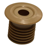 10mm Pipe Seal Hole Tidy With 27mm Tail Beige 10mm Pipe Seal Hole Tidy With 27mm Tail Beige