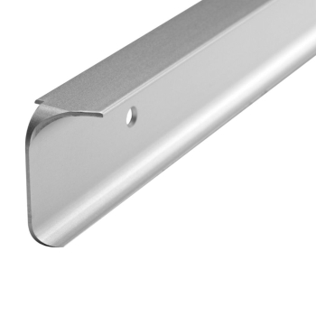 Satin Aluminium Work Top Corner Joint 40mm x 630mm