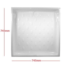 Bridgewood Plastic Shower Tray Skin 30inch x 30inch White E0996A900