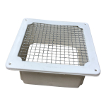 Square Floor Vent With Wire Mesh 12000sqmm White Square Floor Vent With Wire Mesh 12000sqmm White