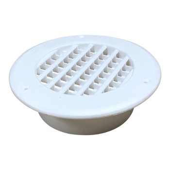 Round louvered vent 2000sqmm White